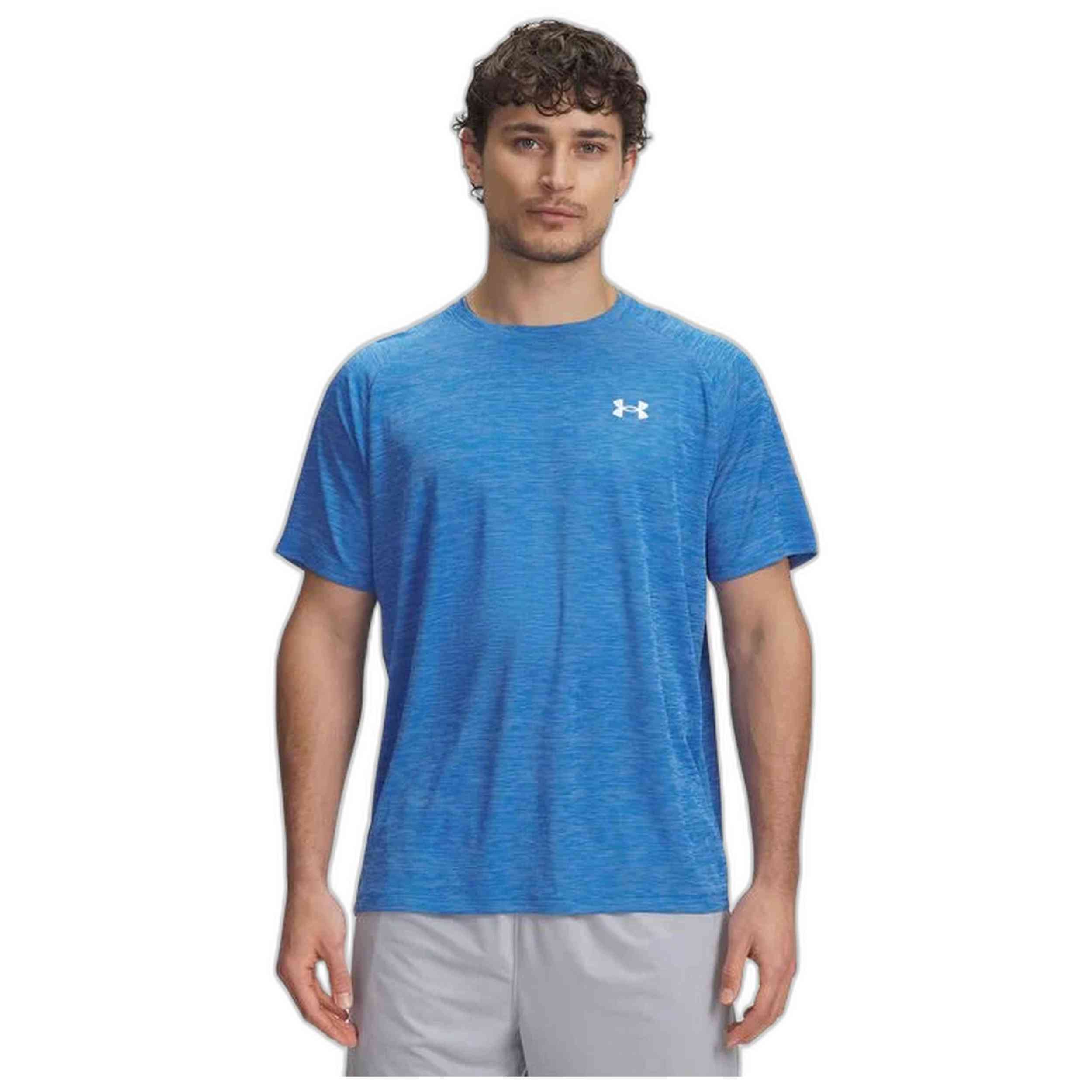 Camiseta De Manga Corta Under Armour modelo 1382796-402 para Hombre en color Azul