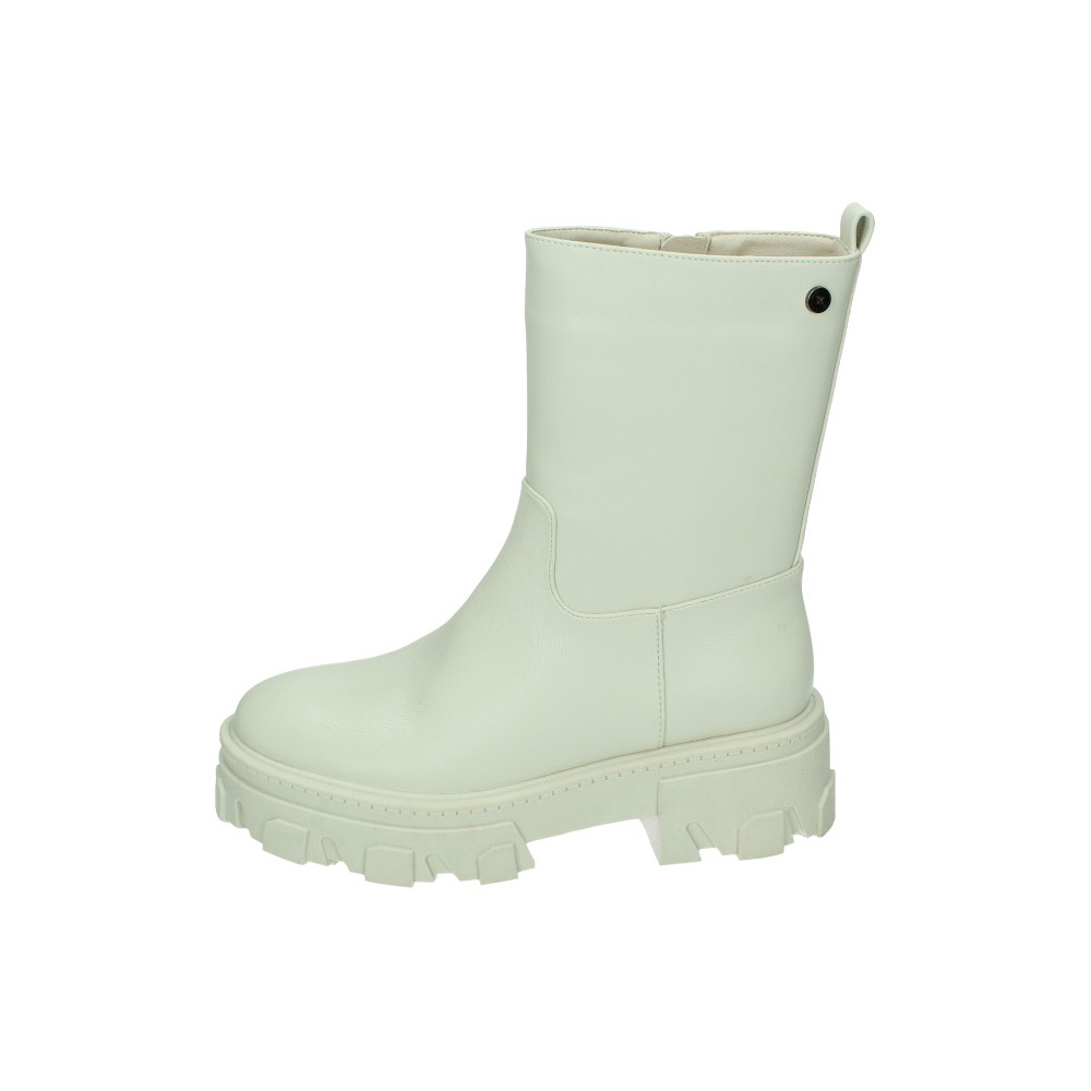 Botas marca XTI para mujer en color hielo. BOTAS CAÑA ALTA