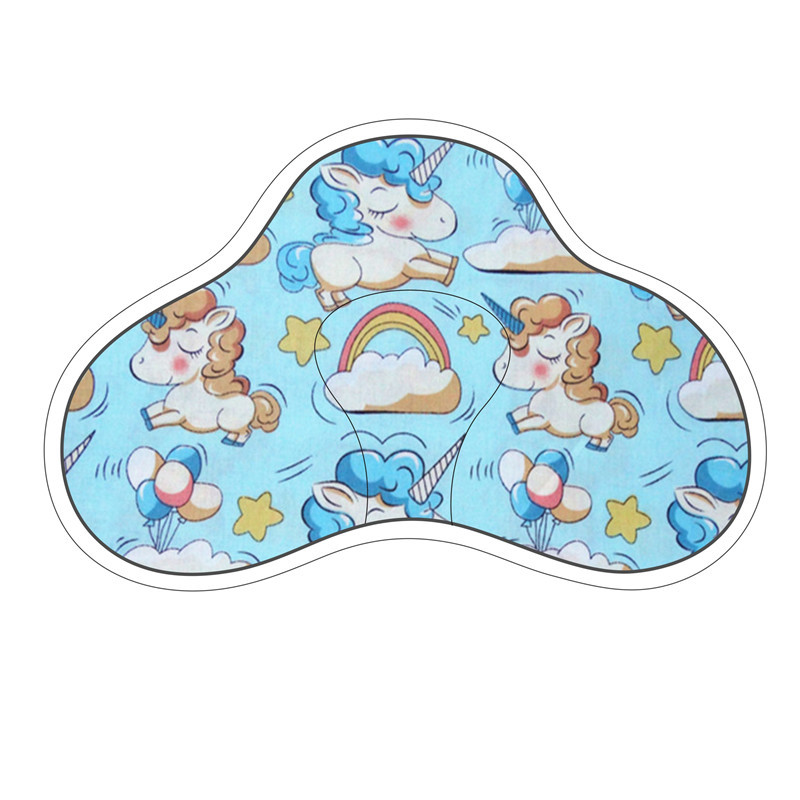 CA Almohada para bebé recién nacido, transpirable, antisesgo, almohada correctora y moldeadora para evitar regurgitaciones.