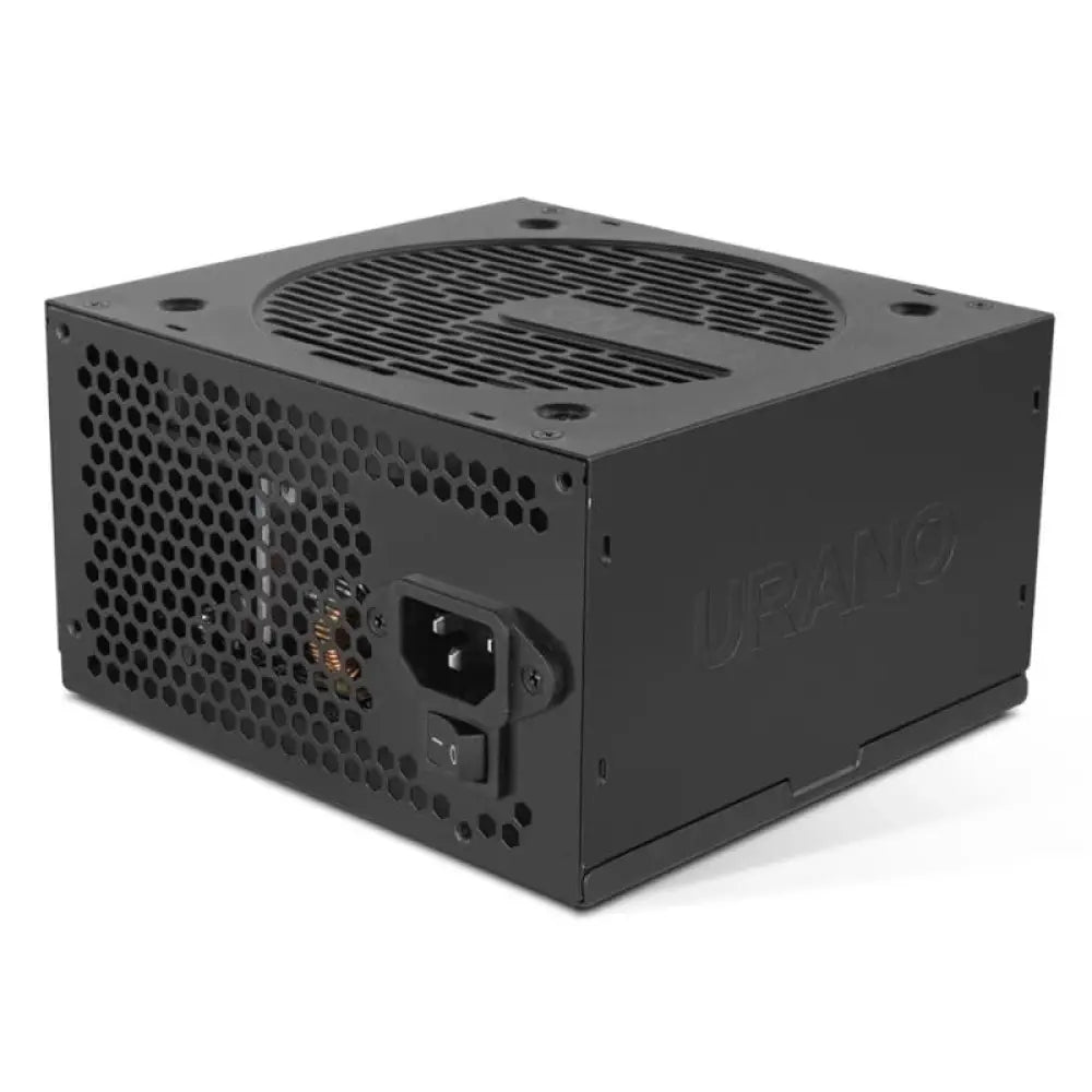Nox - Fuente de alimentación Urano Pro 650 W con certificación 80 Plus Bronze, ventilador de 120 mm y protección OVP/OPP/SCP/UVP/OTP/NLP para PC gaming y estaciones de trabajo