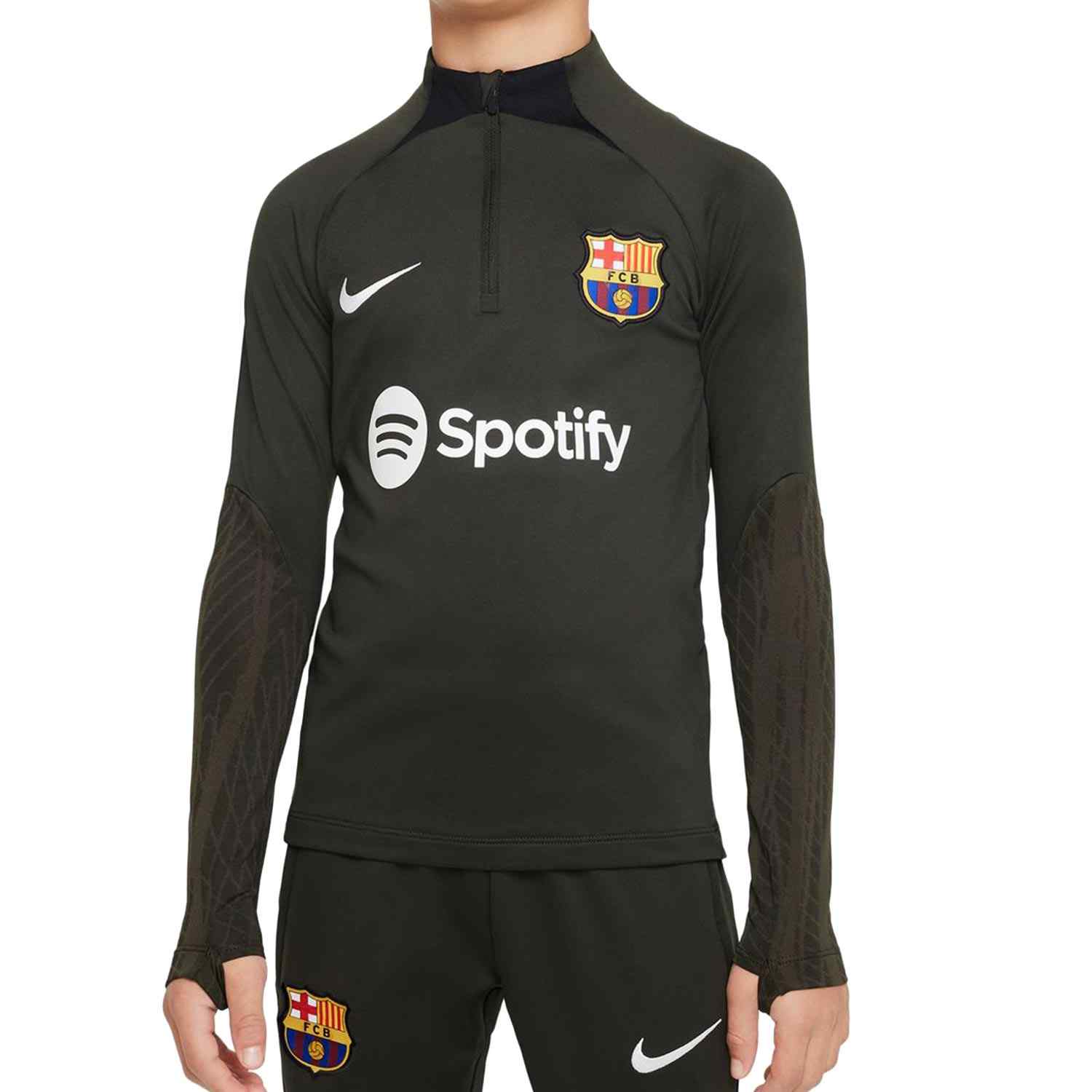 Sudadera Nike Barcelona Entrenamiento Niño Dri-fit Strike  Dx3149-358 Talla NiÑo 8-16 - S (8-10 Años)