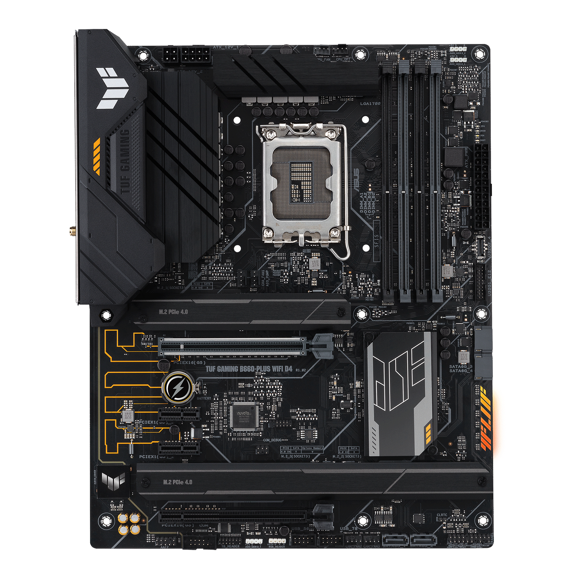 ASUS TUF GAMING B660-PLUS WIFI D4 - LGA 1700 - ATX - Intel B660