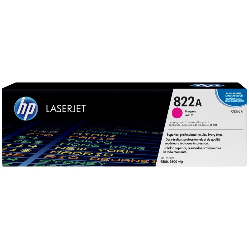 HP - 822A Magenta LaserJet Imaging Drum cartucho de tóner 1 pieza(s) C8563A