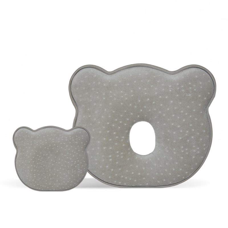 CA Almohada correctiva para Bebe para Evila Cabezar Planas y deformaciones de la Cabeza, almohada with form de núcleo de almohada de espuma viscoelástica, Extra Large, transpirable y Resistant, adecuada para 0-12 meses