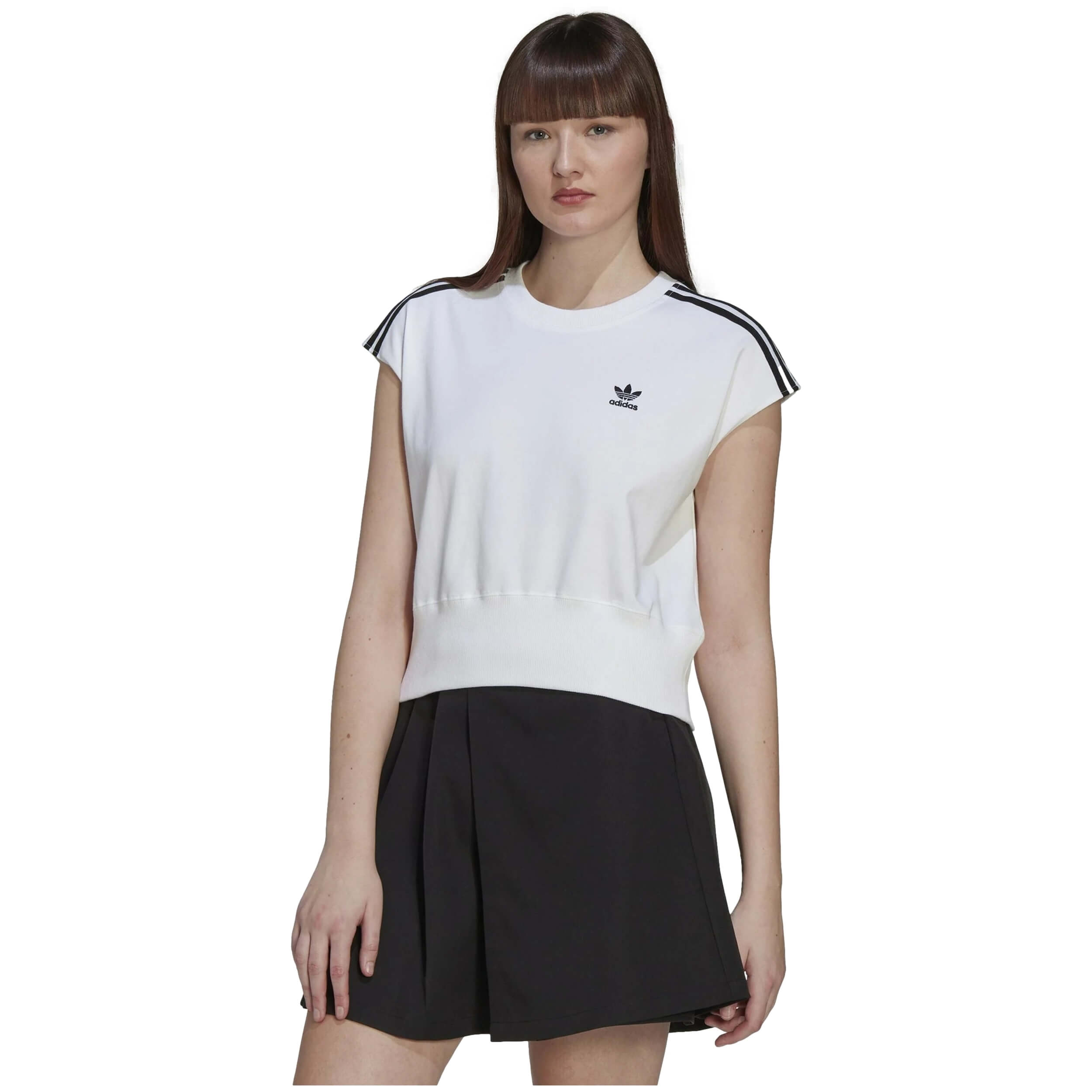 Camiseta de Tirantes Adidas Adicolor para mujer en color blanco