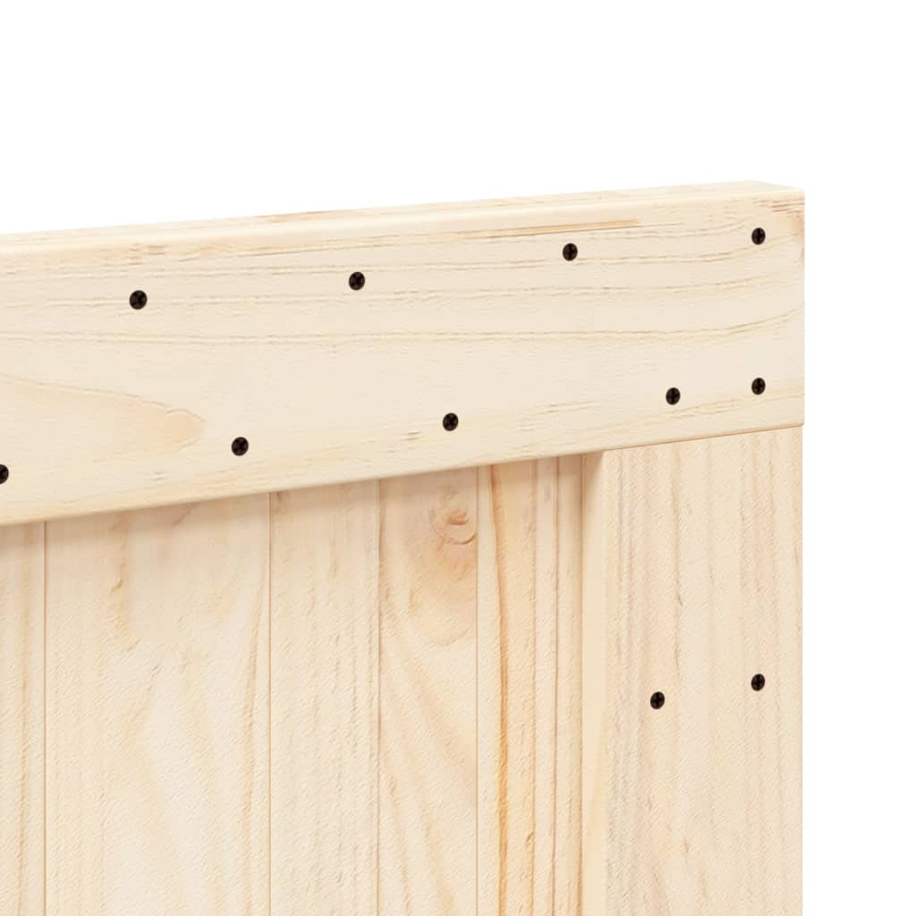 vidaXL Cabecero de madera maciza de pino 140x104 cm