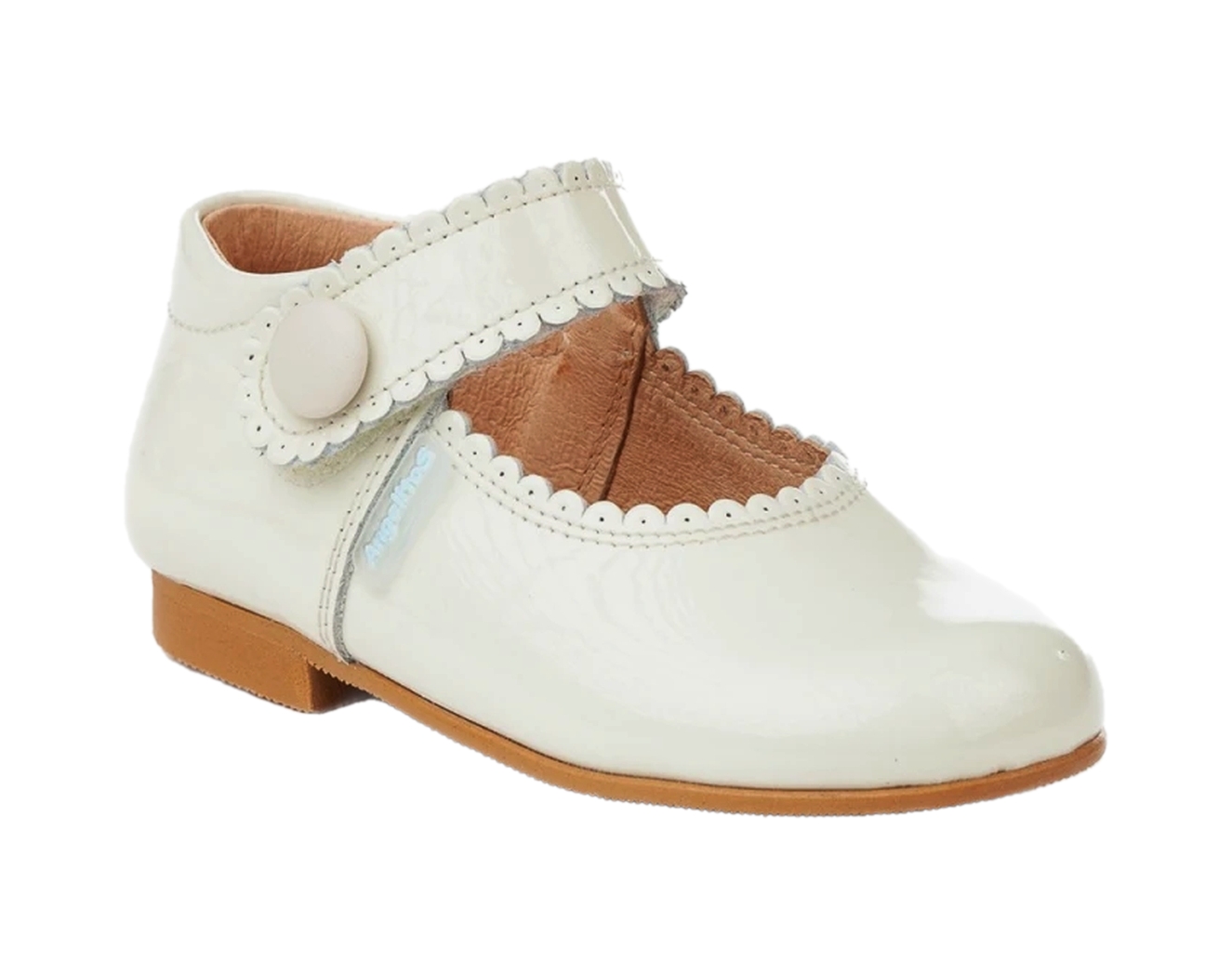Angelitos 1502 MERCEDITAS NACAR CON VELCRO Beige