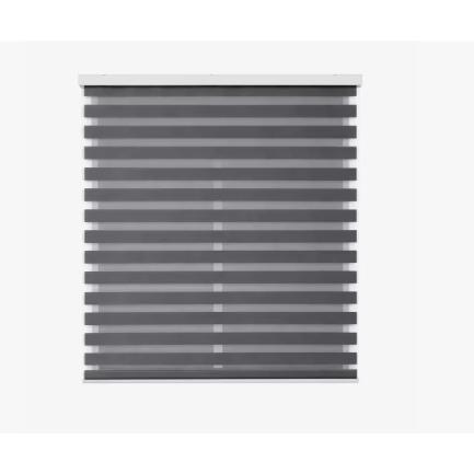 Estor Noche y Día Enrollable, Cortina Enrollable Tejido 100% Poliéster con Caja Superior Decorativa, Regulación de Luz y Privacidad, Fácil Instalación, Disponible en varios medidas y colores.