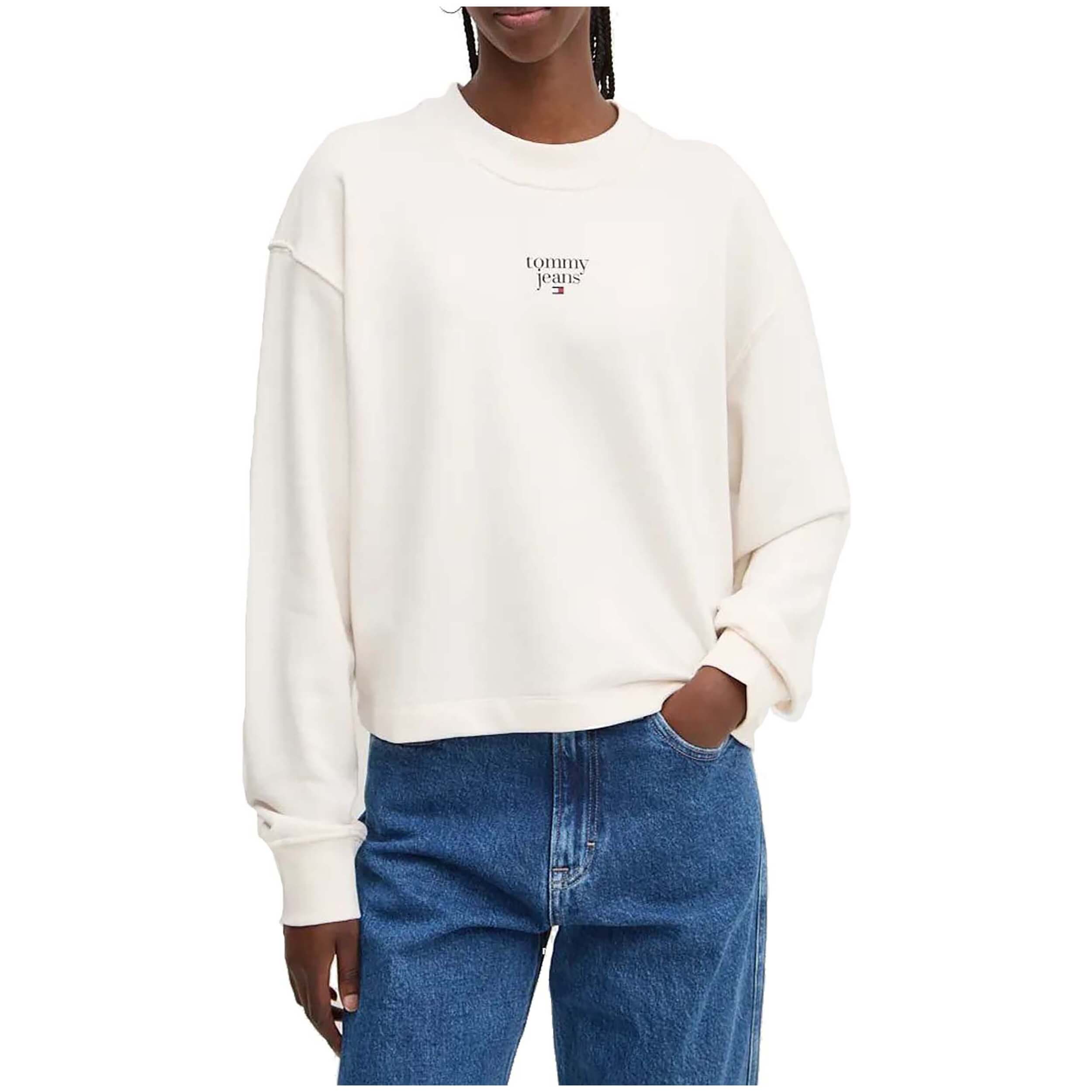 Sudaderas Sin Capucha Tommy Hilfiger modelo DW0DW18776-YBH para Mujer en color Blanco