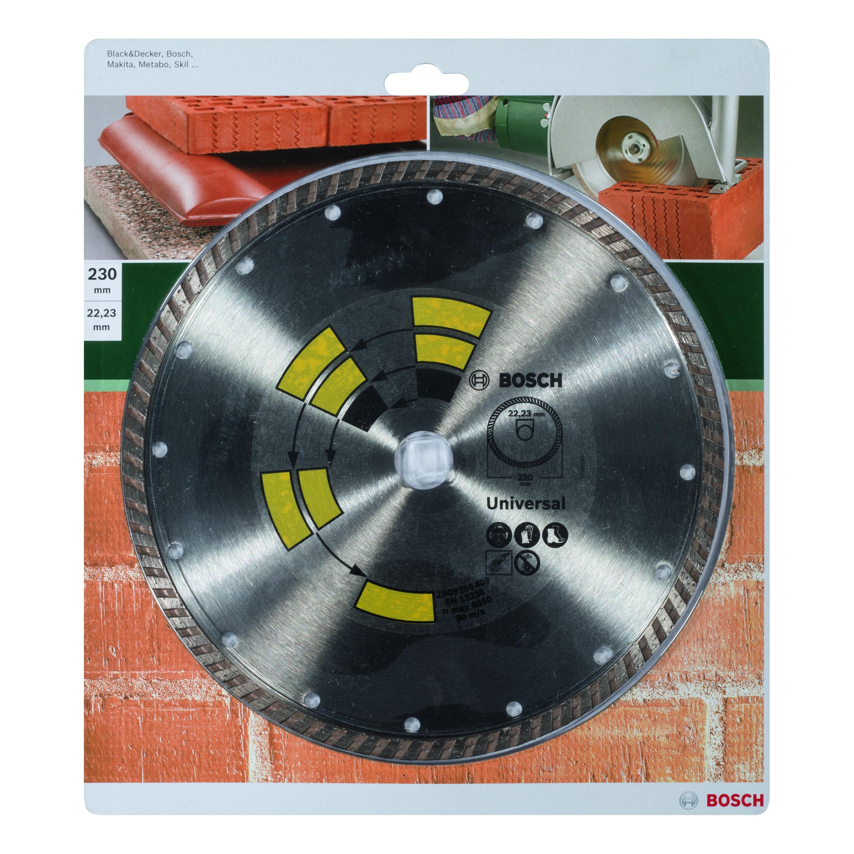 Disco de corte de diamante Universal Turbo Ø 230 mm | BOSCH 2609256409
