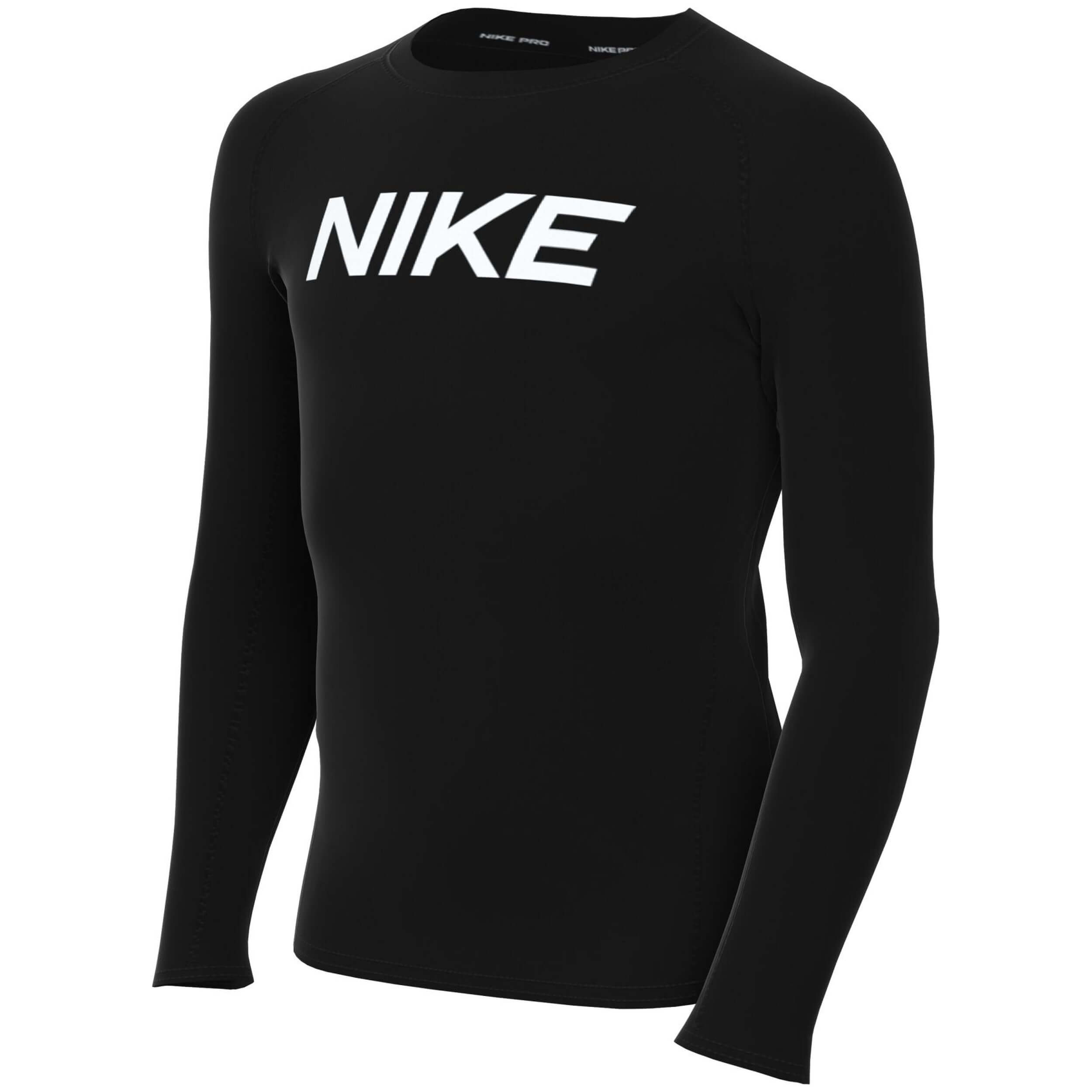 Camiseta M/Lnike Pro Dri-Fit Nike en color Negro