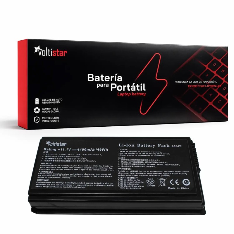 BATERÍA PARA PORTÁTIL ASUS X50 X50C X50GL X50M X50N X50R X50RL X50SL X50V X50VL X50Z X58 X58LE