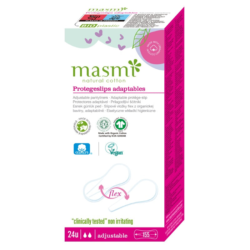 Protegeslips Adaptables Flex 24U Bioclub - Protección Cómoda