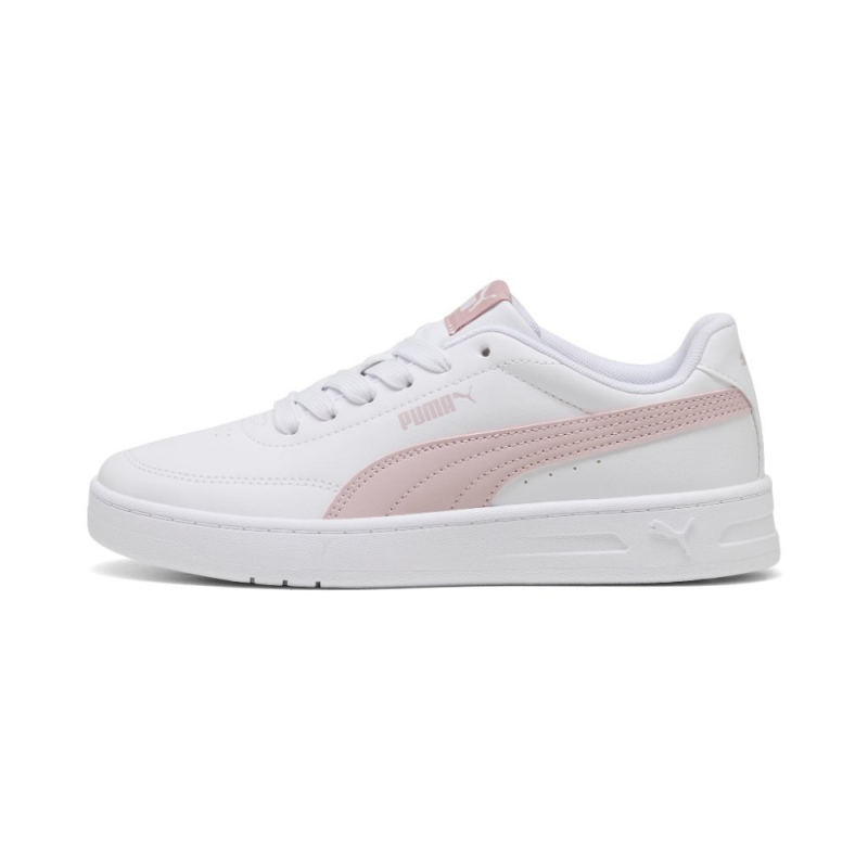 Zapatillas Blancas Puma Court Classic Clean Jr