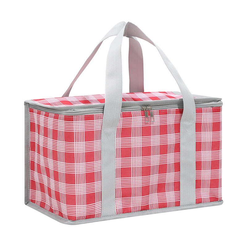 OmHom Cesta de picnic aislada, bolsa de hielo plegable, cesta de hielo, aislamiento exterior, cesta de almacenamiento portátil y fría