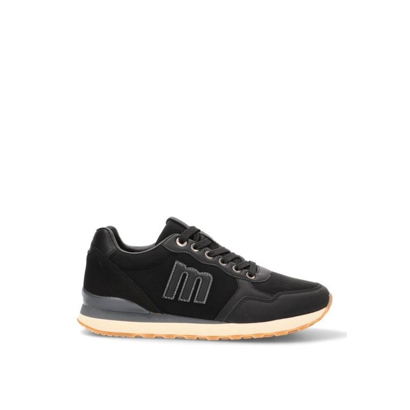 Zapatillas Casual Mustang - Hombre - Suela Plana - Modelo 84755 - Color Negro