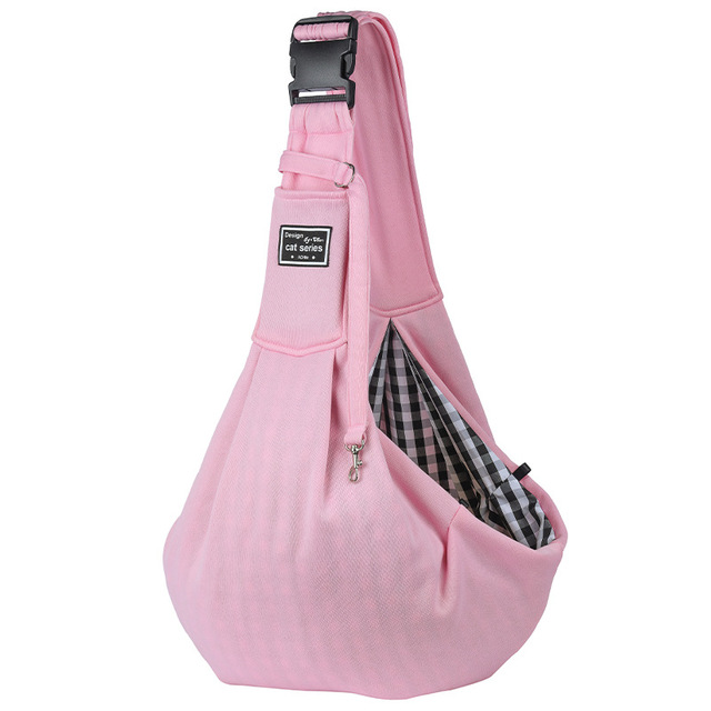 TK Mochila Porta Mascotas Ajustable Para Perros Pequeños Viajes Al Aire Libre Sling De Mano Cómodo Para Puppies Material Ecológico Polyester