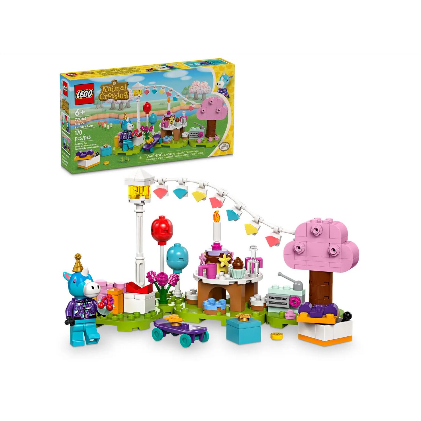 LEGO ANIMAL CROSSING 77046: Fiesta de cumpleaños de Azulino