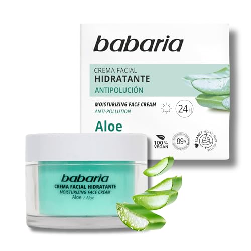Babaria - Crema Facial Hidratante 24 H. Aloe Vera - 50 Ml. 50000196