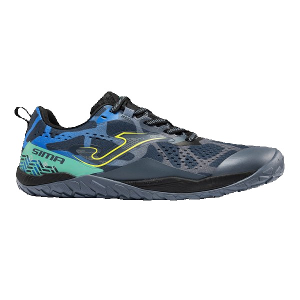 Zapatilla Barefoot Trail Hombre Sima 2601 Negro Transpirable