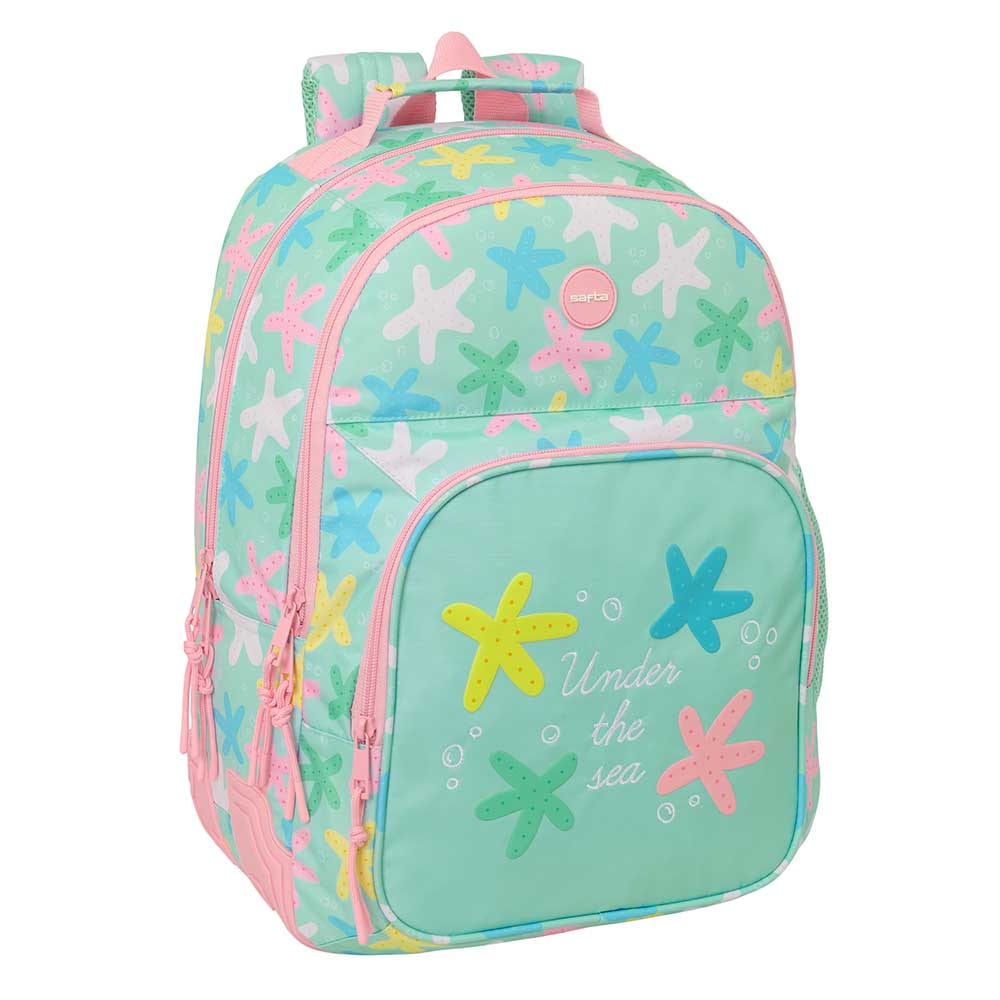 SAFTA | Mini Mochilas Escolares Carrefour Compartimento Principal con Cremallera y Bolsillo Frontal Gran Formato, 1? Compartimento Acolchado, Espalda y Base Acolchadas, Portabotellas, 6″