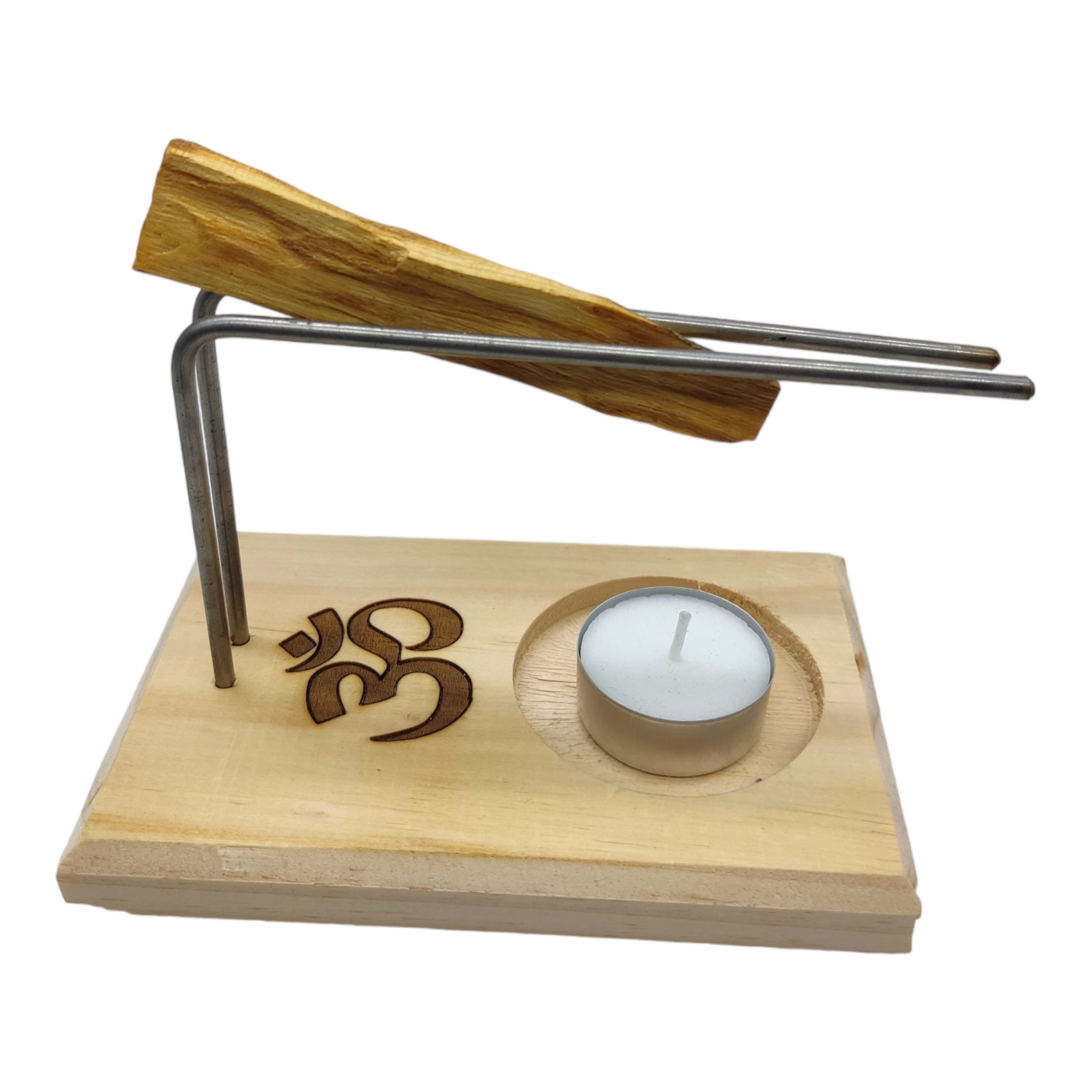 Vadeincienso Soporte Quemador de Palo Santo y Sahumerios de Madera – Portaincienso Decorativo para Aromaterapia y Rituales de Purificación
