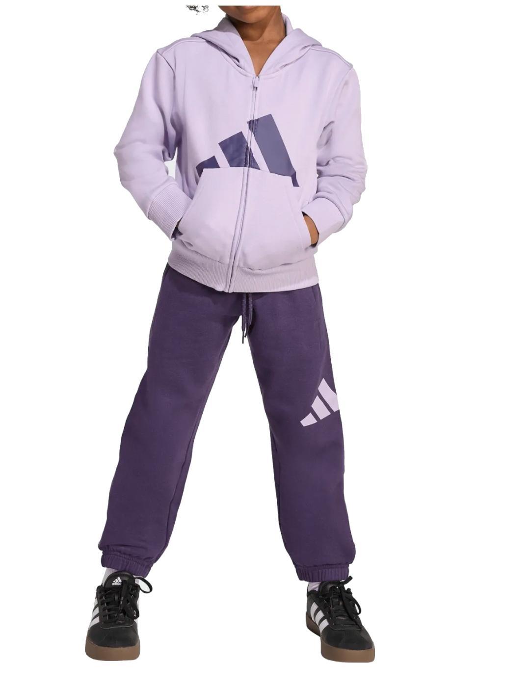 Chándal Adidas LK BL FL FZ Niña Violeta