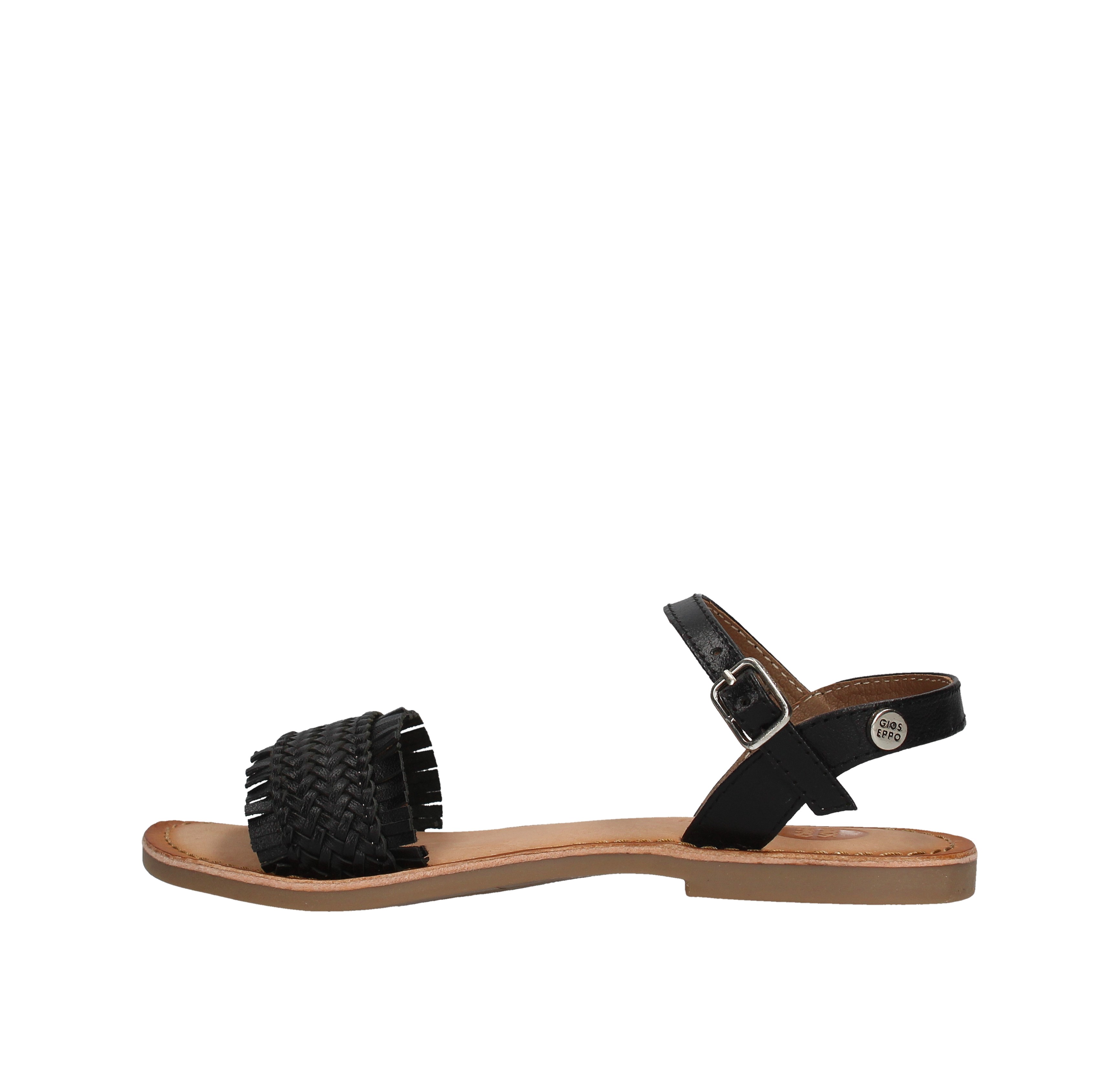 Gioseppo-Sandalia negra SYRACUSE