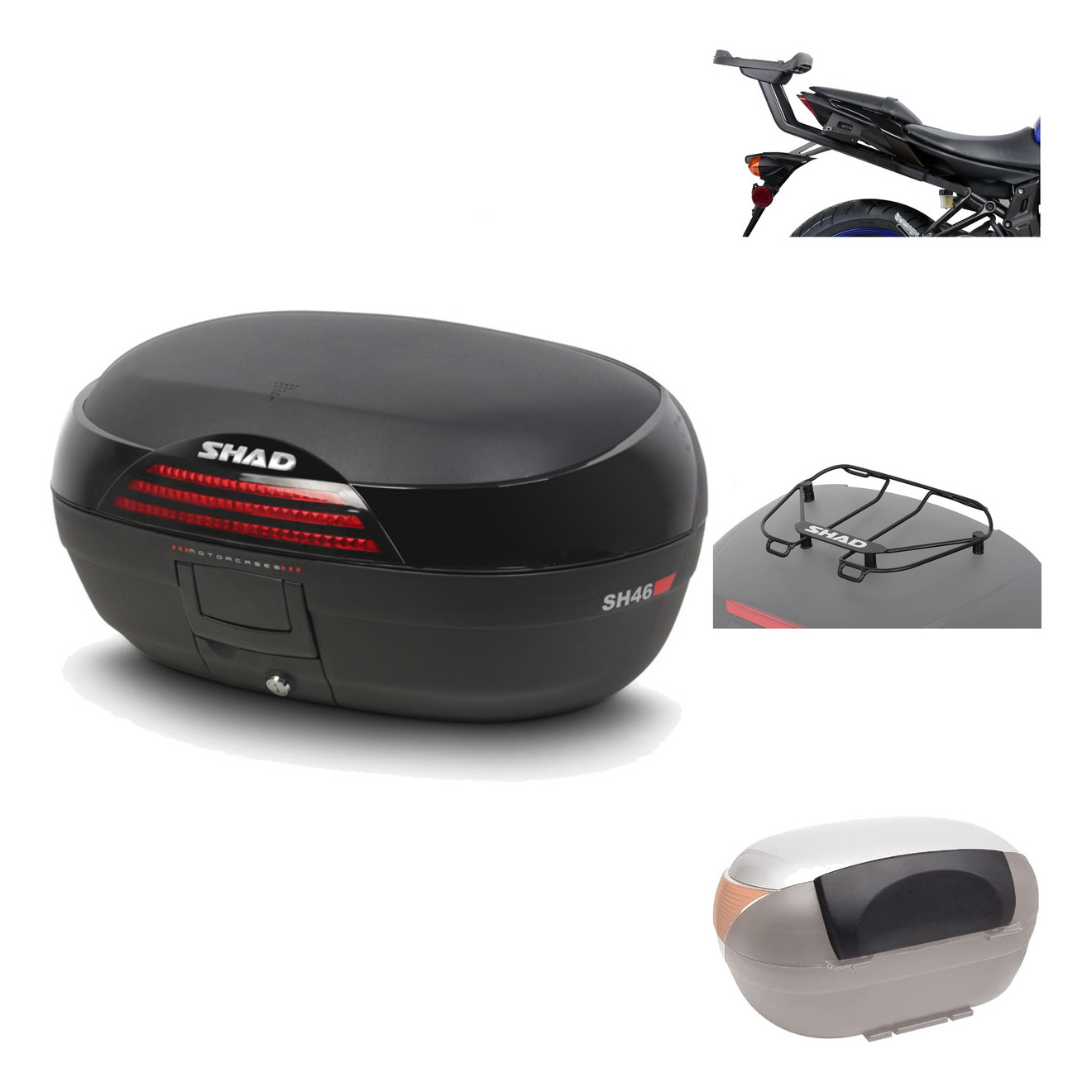 Baul Trasero + Herraje Montaje + Accesorios Sh46 Sh 46 New Model KIT-184221