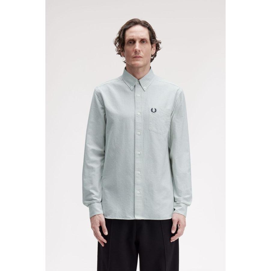 FRED PERRY - Camisa Oxford a rayas de la marca Fred Perry