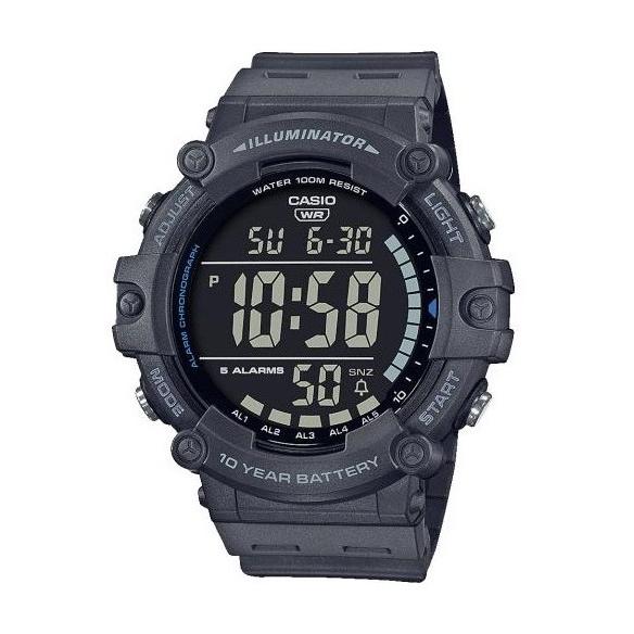 Reloj Casio Digital Modelo: AE-1500WH Correa de Caucho Colores esfera redonda