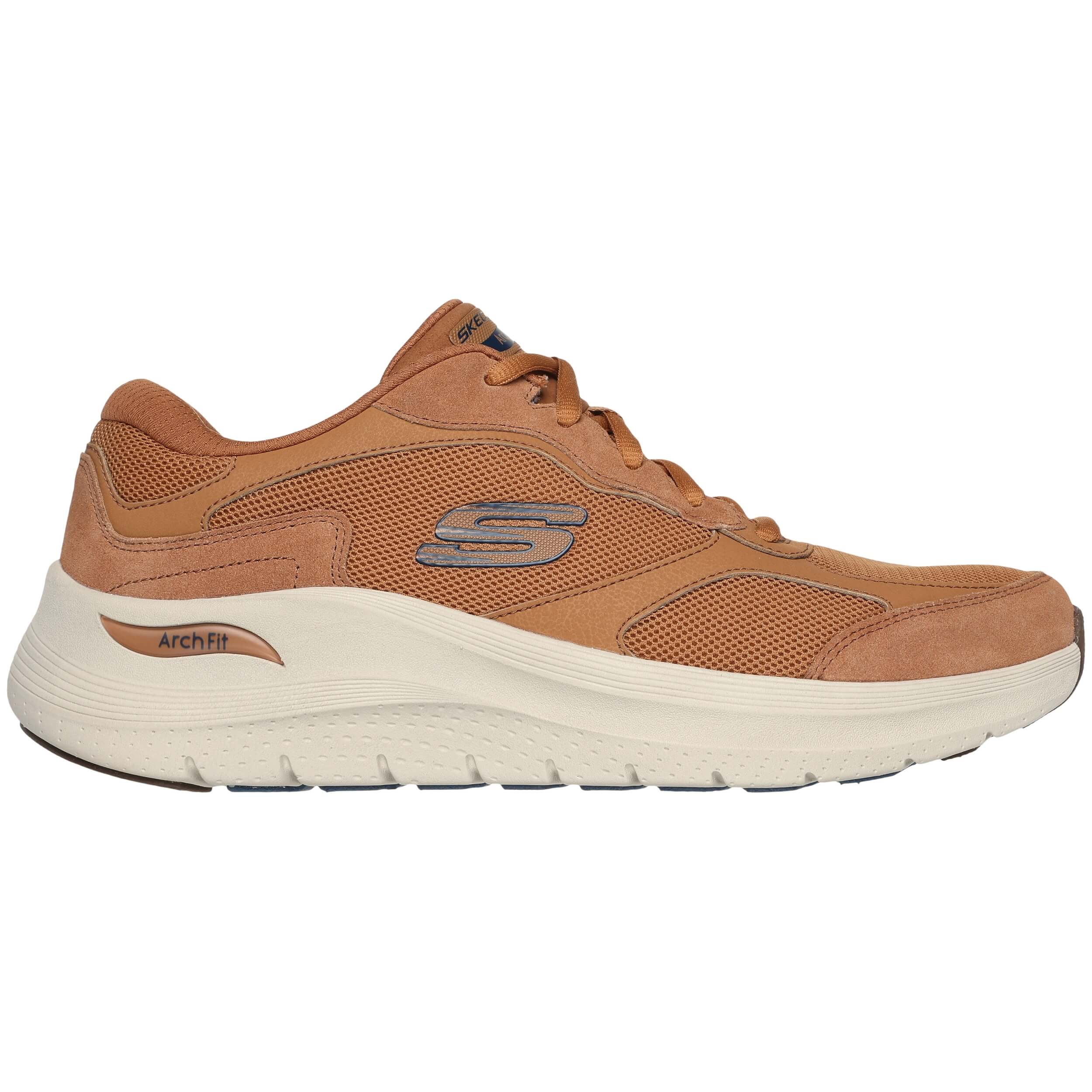 Comodas Skechers marca Skechers modelo 232702-Wsk para calzado hombre en color marrón