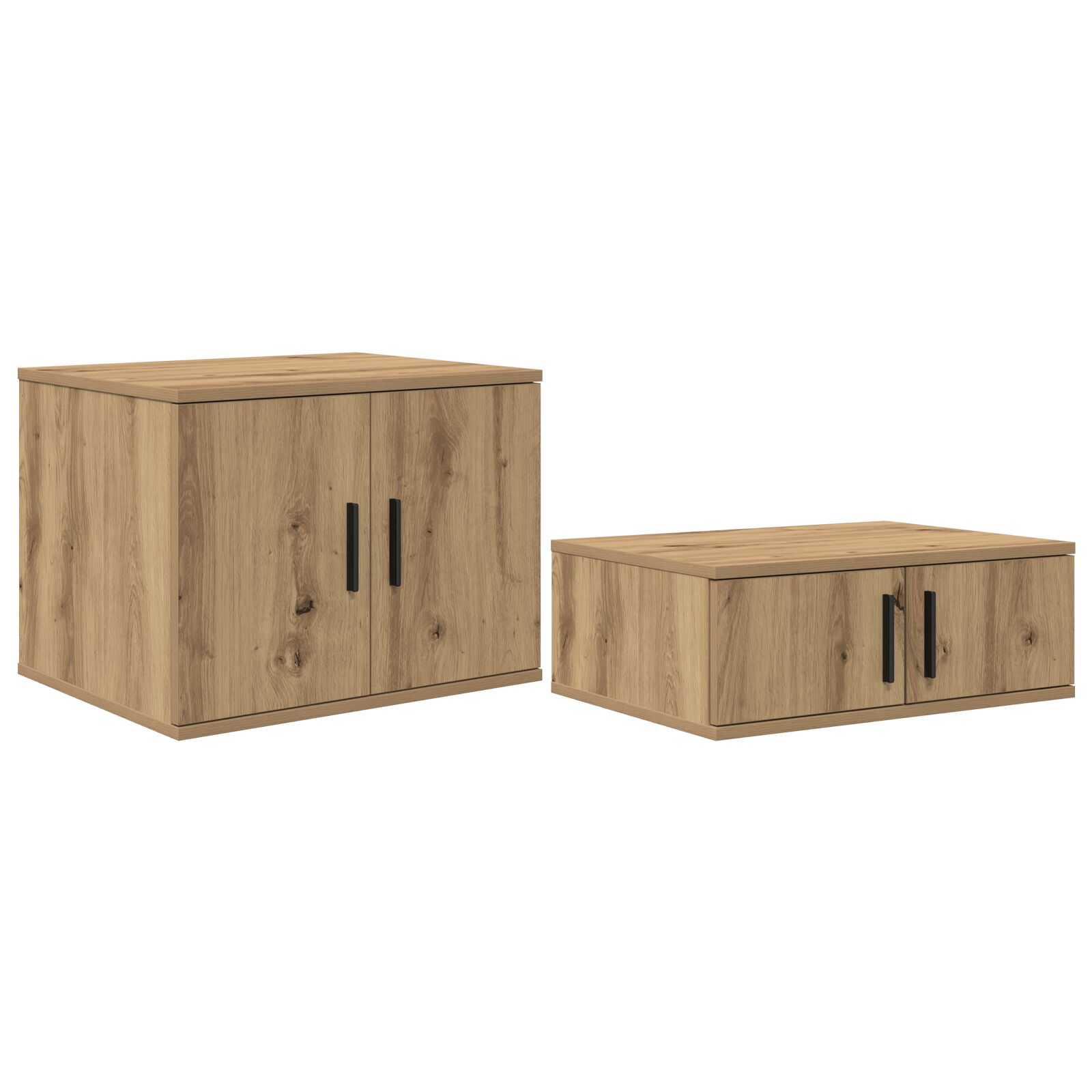Armario de almacenamiento vidaXL de roble hecho a mano 108x41x40 cm de madera