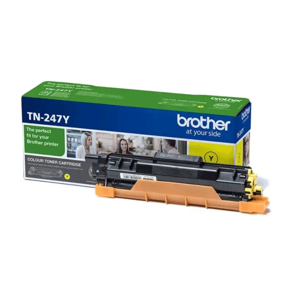 Brother - Tóner amarillo TN247Y de larga duración para impresoras láser color, suficiente para 3000 páginas A4, compatible con modelos Brother DCP-L3510CDW HL-L3270CDW MFC-L3710CW
