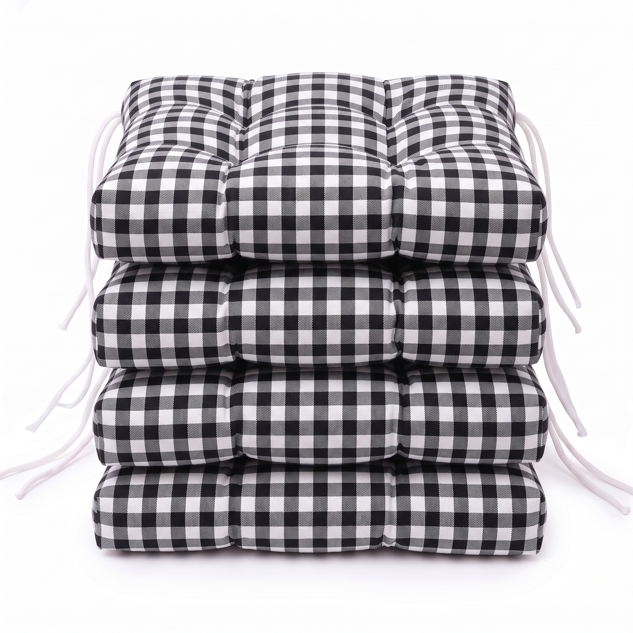 Cojines para Sillas de Terraza (Pack 2/4/6). Cojines Silla 40x40 cm (Grosor Extra 8 cm). Cojin Silla Exterior. Cojines Exterior Comedor, Cocina, Terraza y Jardín.