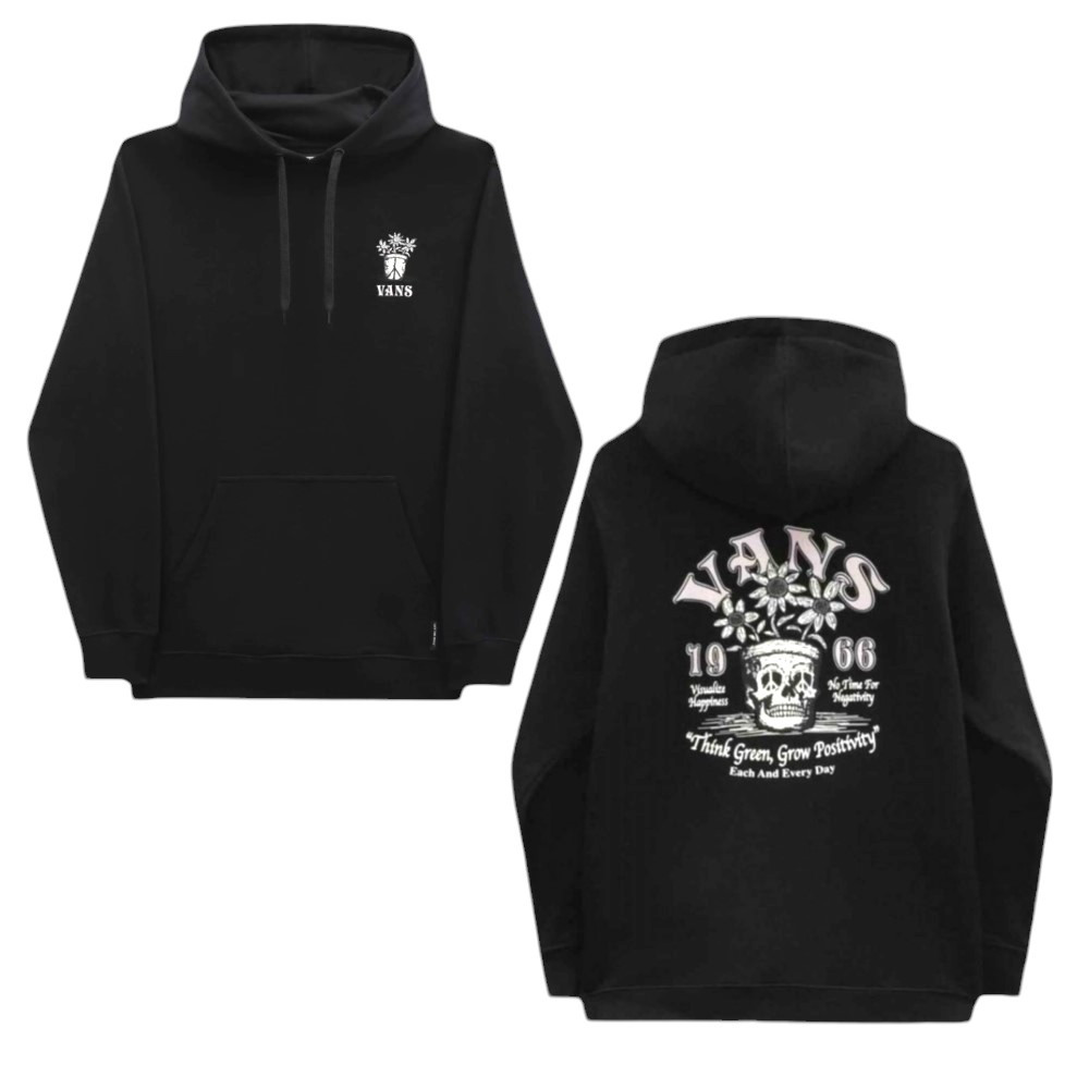 SUDADERA VANS PEACE HEAD NEGRO HOODIE VN000AEYBLK1