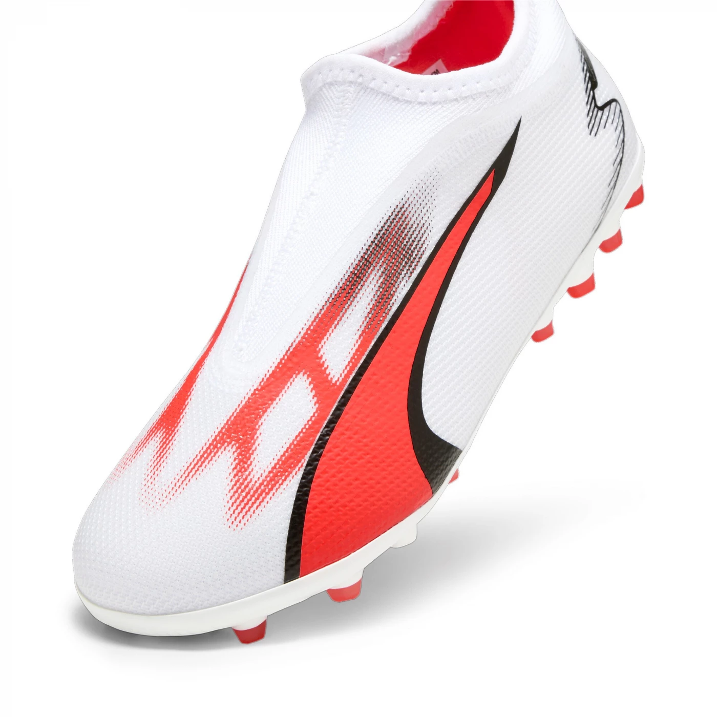 Puma Botas Futbol Junior ULTRA MATCH Blanca Rosa