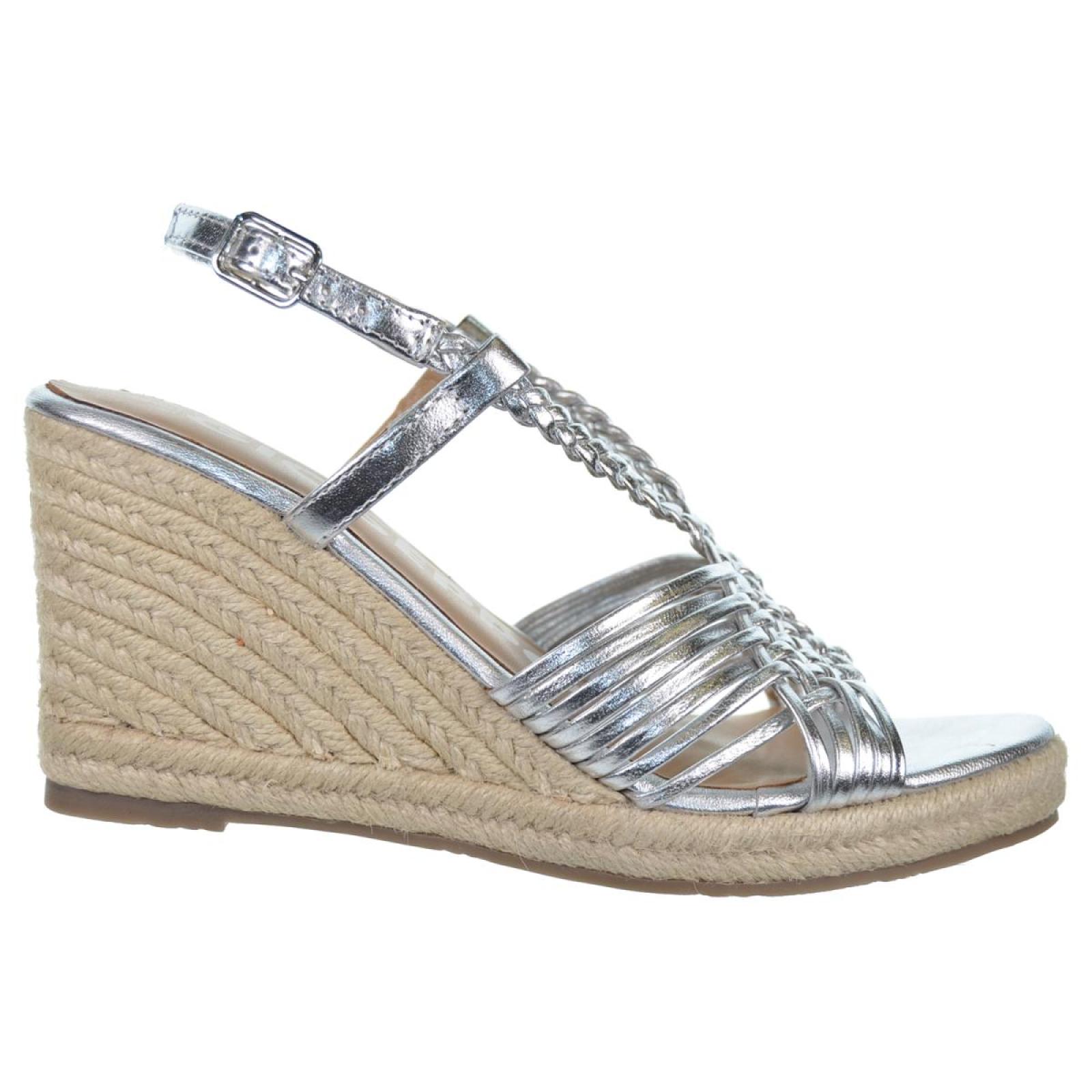 Gioseppo Glide 72071 Sandalia Piel Cuña Yute Mujer  PISO CUÑA