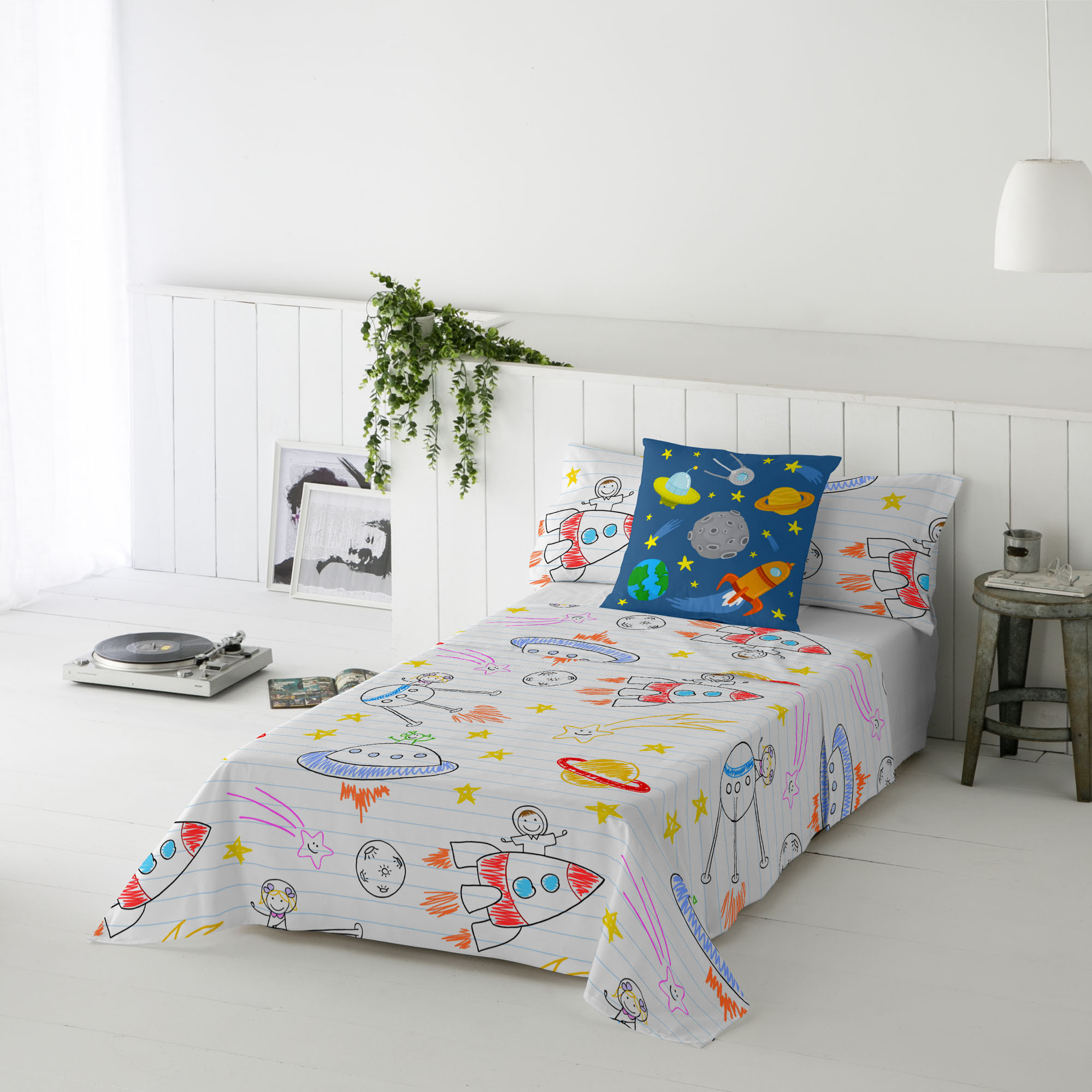 COOL KIDS - Juego de Sábanas Infantil Estampado - 100% Algodón Extrasuave - 17 Modelos Disponibles - Cama 90/105 cm - Fabricado en España