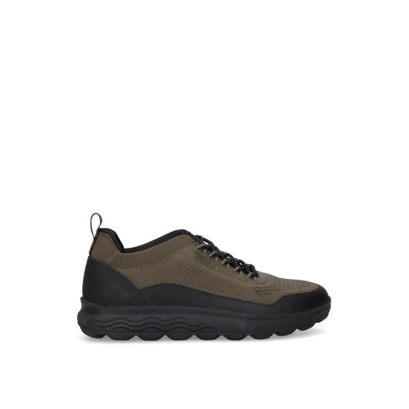 Zapatillas Casual Geox - Hombre - Suela Plana - Modelo U35bya-0006k - Color Kakhi