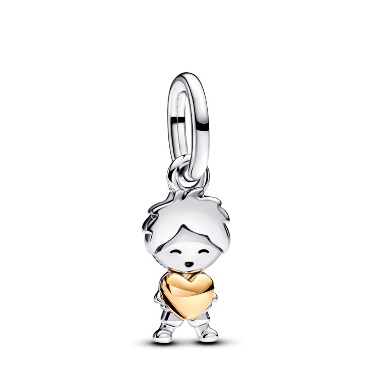 Pandora Charm Colgante Niño Feliz 763602C00 , para Mujer