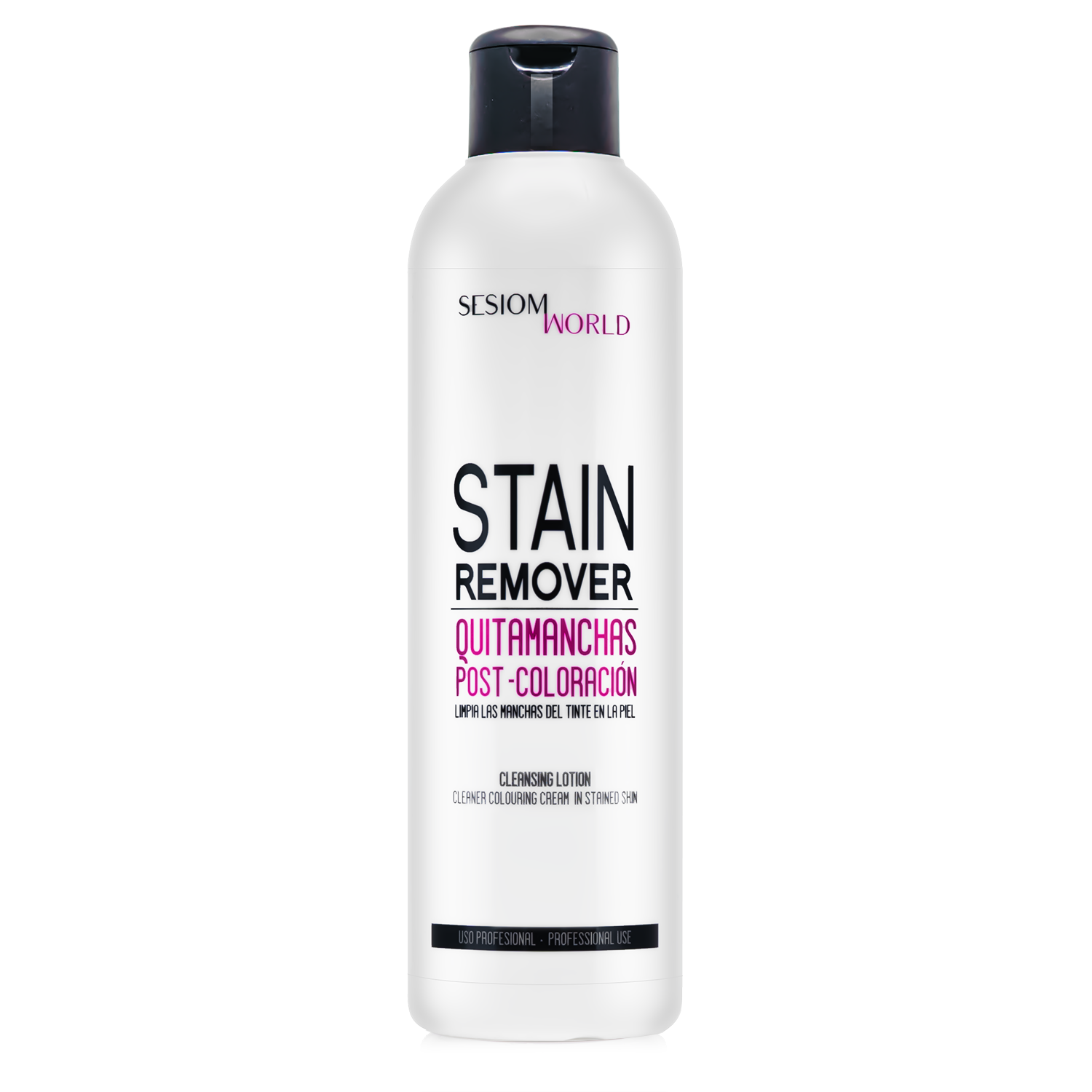 Sesiomworld Quitamanchas STAIN REMOVER Postcoloración 250ml - Limpia Manchas de Coloración - Uso Profesional MW