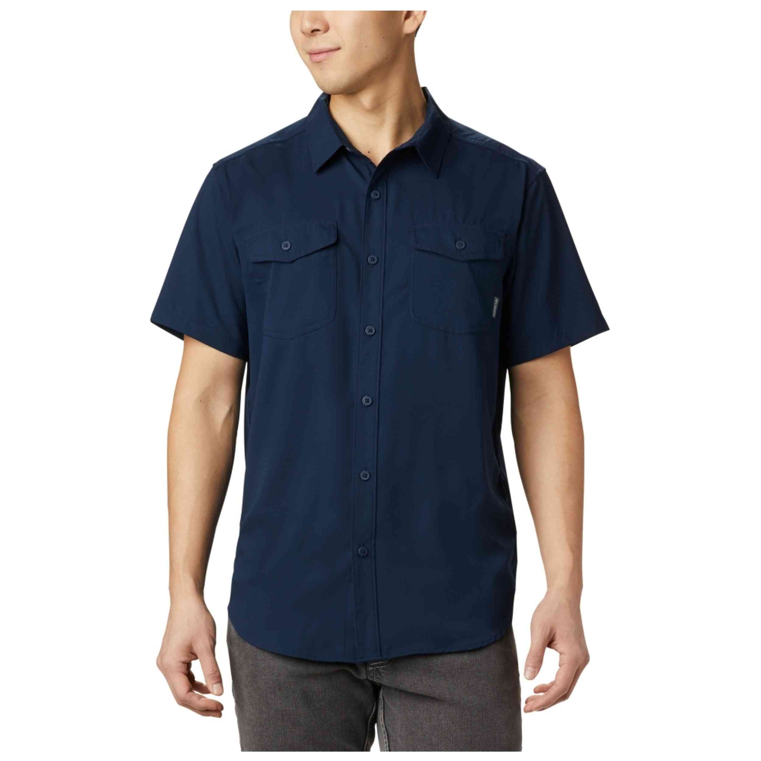 Camiseta De Manga Corta Columbia modelo 1577762464 para Hombre en color Azul
