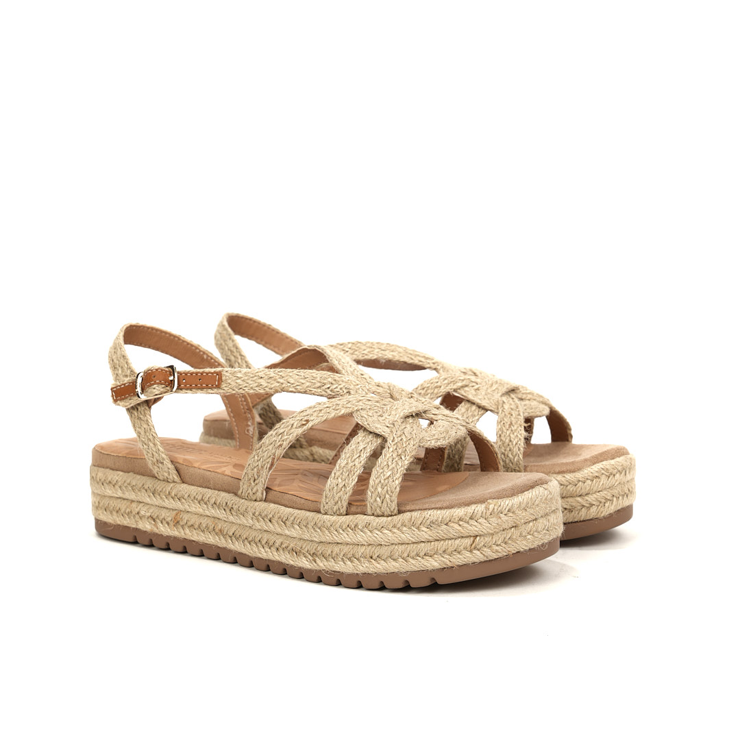 Sandalias Mustang en color Beige