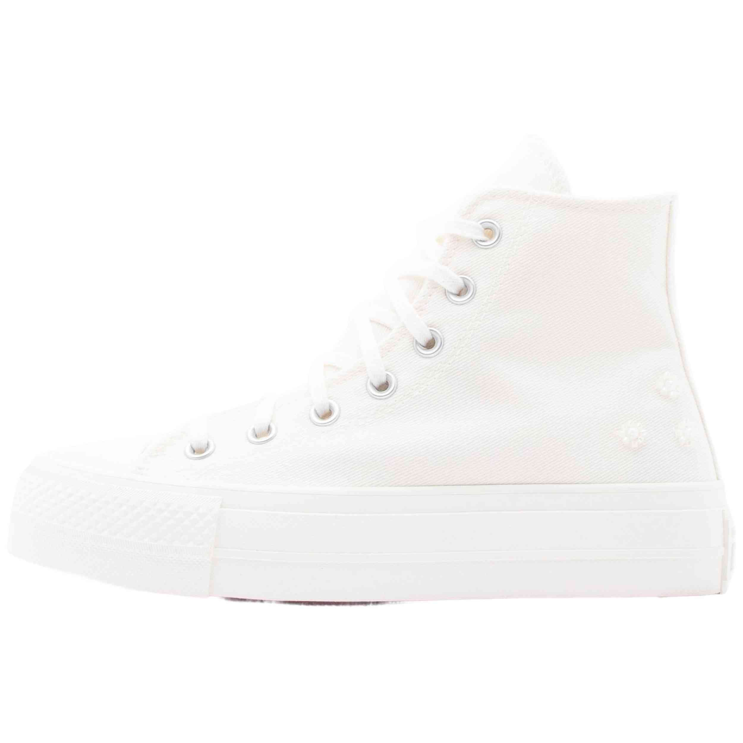Zapatillas Casual Converse modelo A16107C Chuck Taylor All Star Lift Platform Beads en color Beige