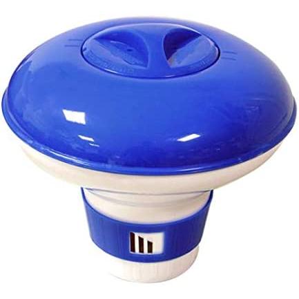 LA BOLATA Dispensador Flotante de Cloro para Piscinas y Spas - Dosificador Automático Regulable - Material PVC de Alta Calidad