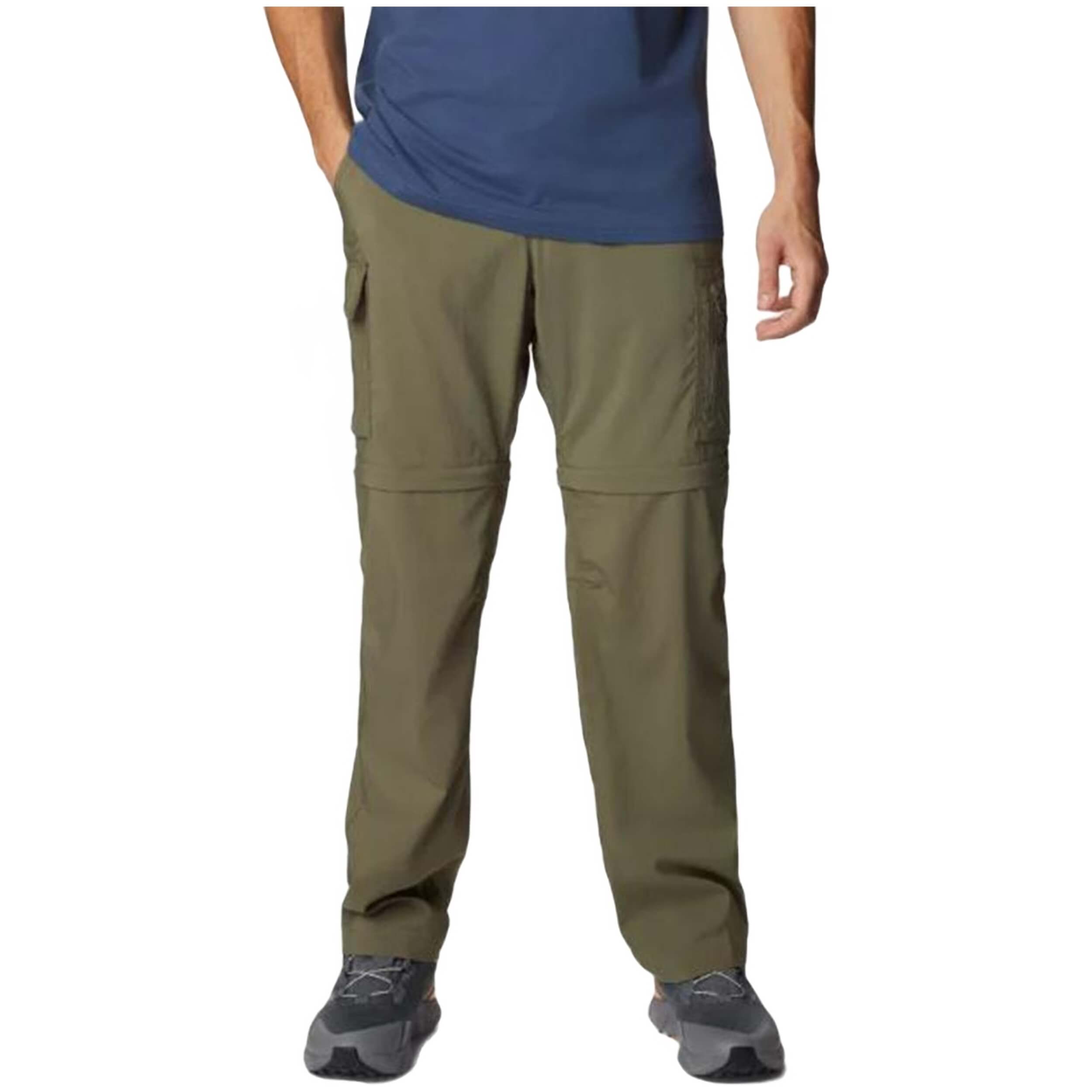 Pantalones Largos Columbia modelo 201296230-397 para hombre y mujer en color Verde