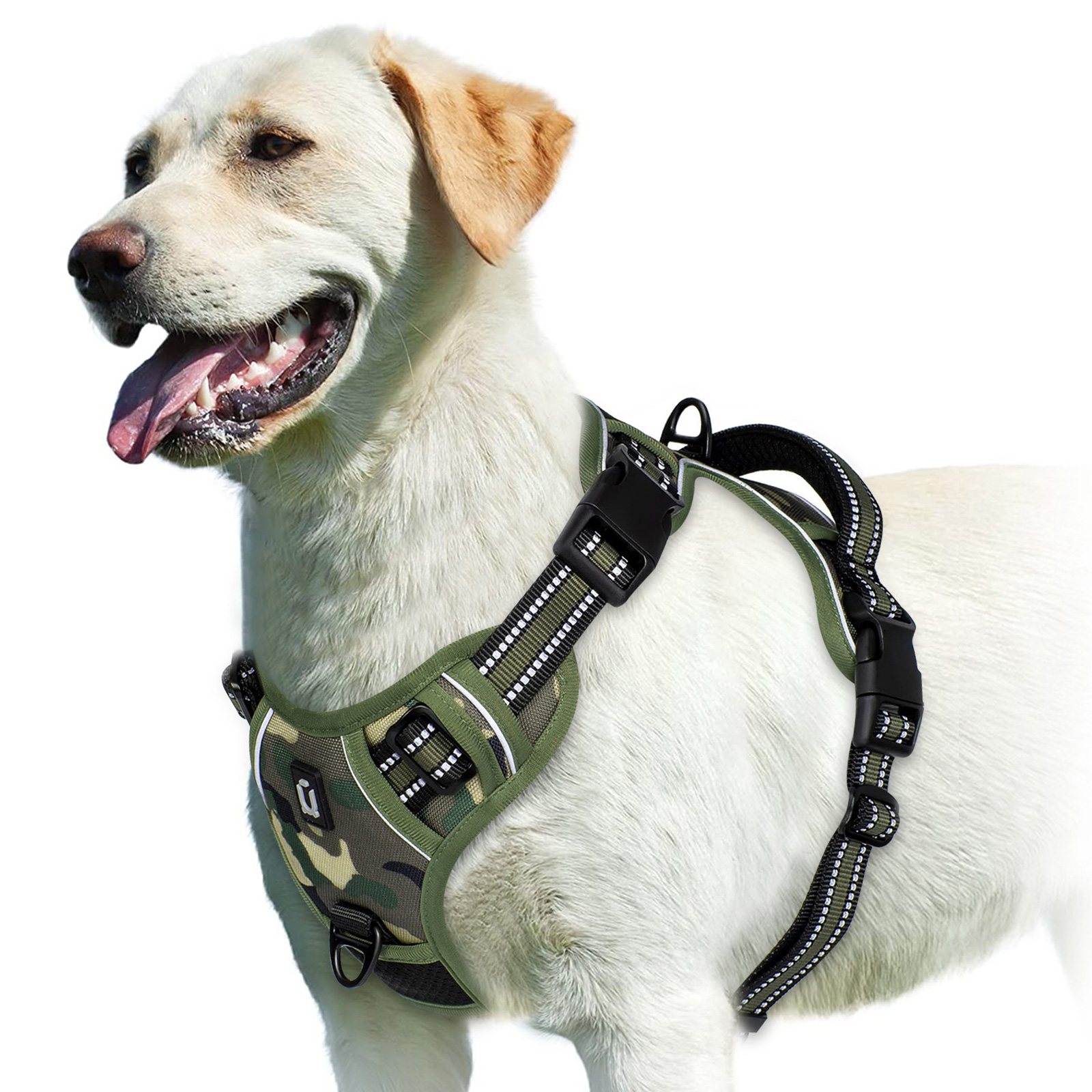 TK Alforja Para Perro Sin Pulling Con Correa De Control Fácil Y Peto Suave Ajustable Vestido De Mascota Para Adultos