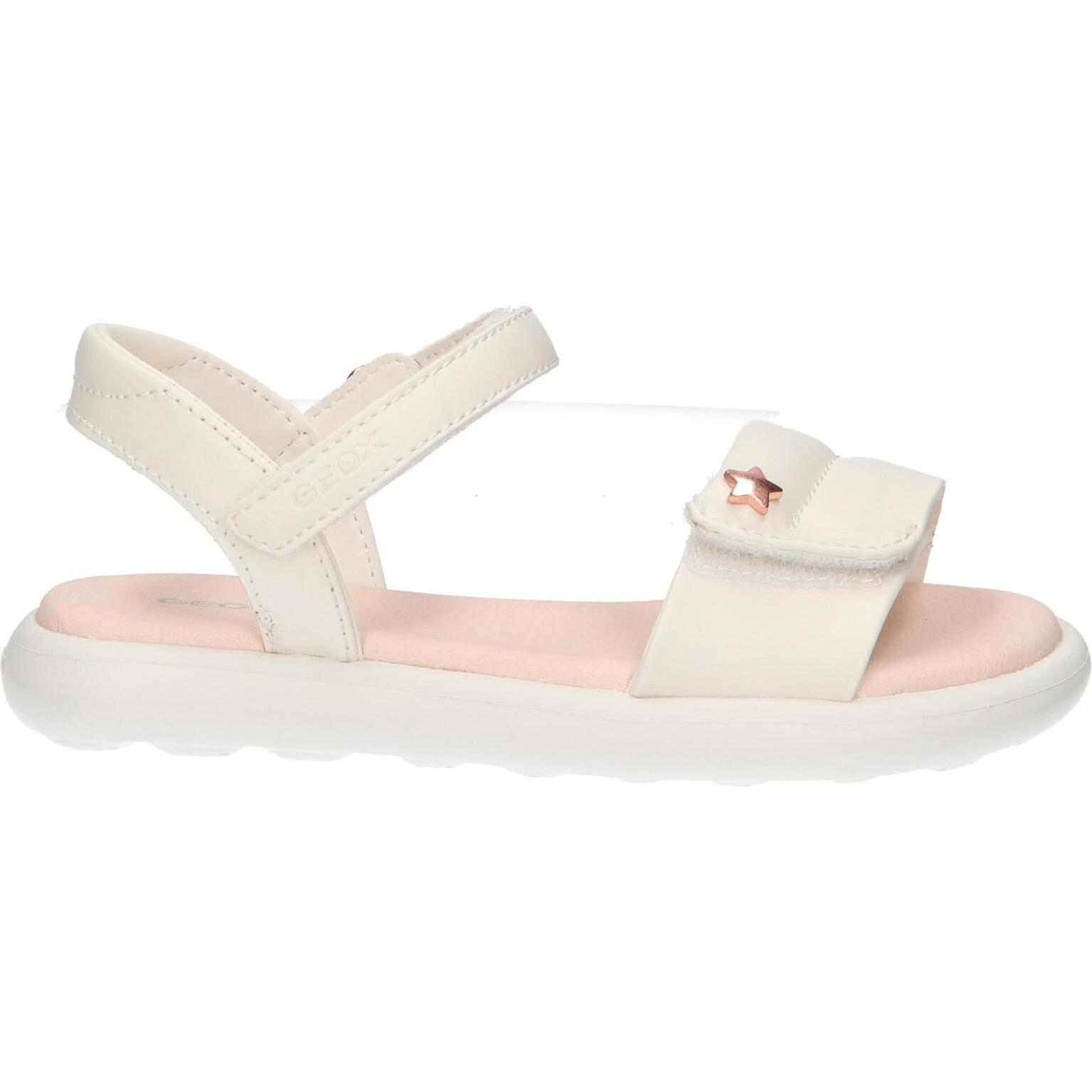 Women's and girls' sandals geox j55msd 000bc j sandal puffypop c1058 lt ivory