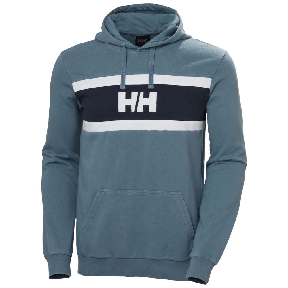 Sudadera Azul Helly Hansen  Salt Cotton Hoodie Washed Navy